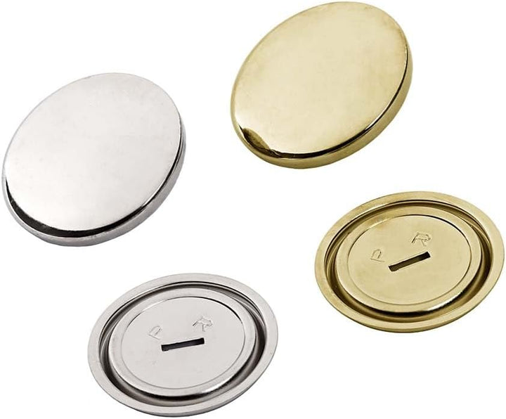Prym Überziehbare Knöpfe, Metall, Silber, Einheits Grösse, 100, Einheits Grösse