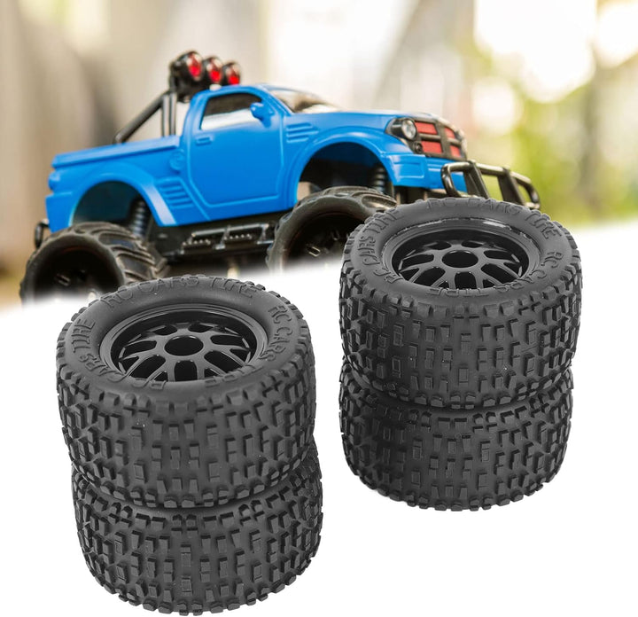 SUNGOOYUE RC Gummireifen, 4 Stück Universal Truck Wheel RC Ersatzteil für 1:14 1:16 1:18 Automodell