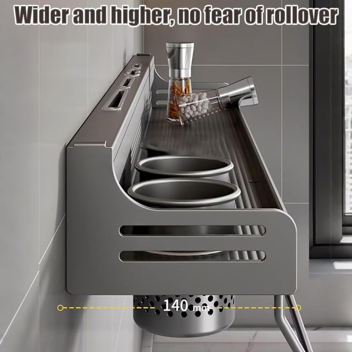 Gewürzregal, Gewürzregal Hängend, GewürzregaleKüchenregal wand ohne Bohren, Gewürz Organizer mit Mes