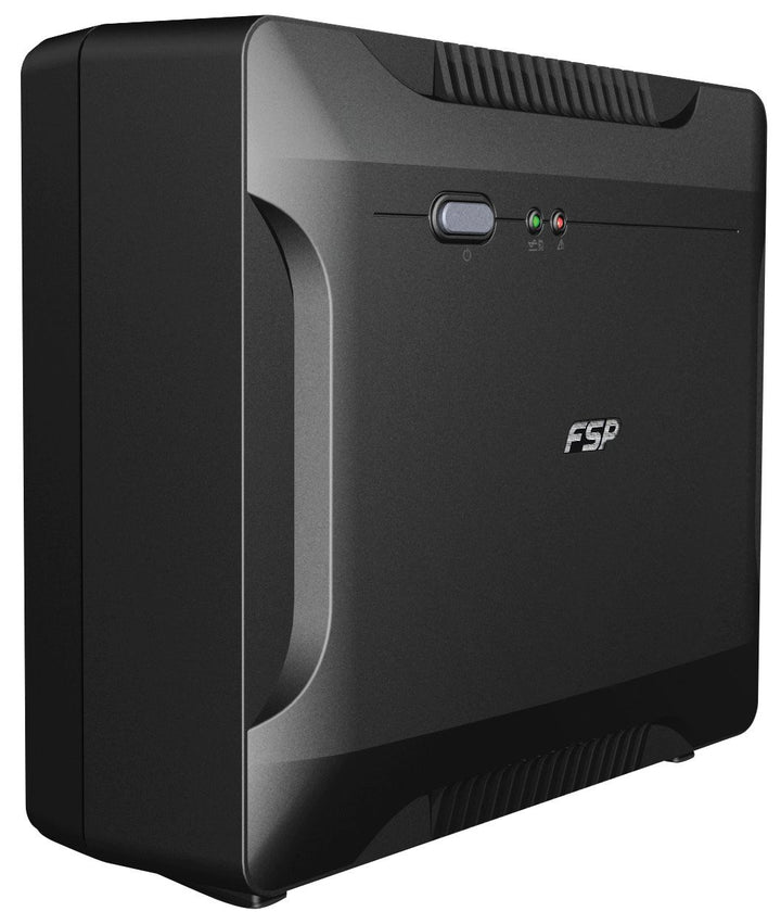 FSP PPF4800305 Fortron Nano 800 USV 800VA/480W, 230V/50HZ, Offline, 1x12V 9AH, 2xSCHUKO Schwarz Sing