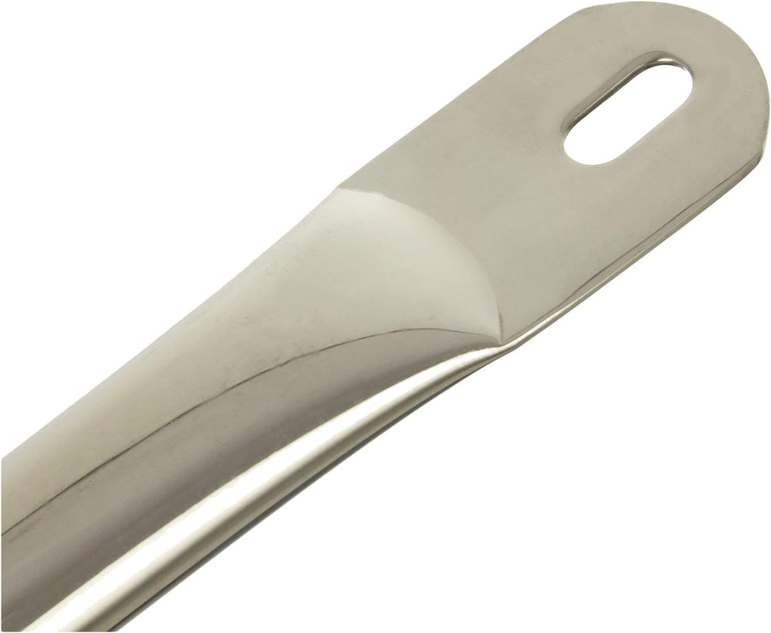 Pentole Agnelli Edelstahl 18/10 Kasserolle niedrig mit Griff 16 cm stahl, 16 cm