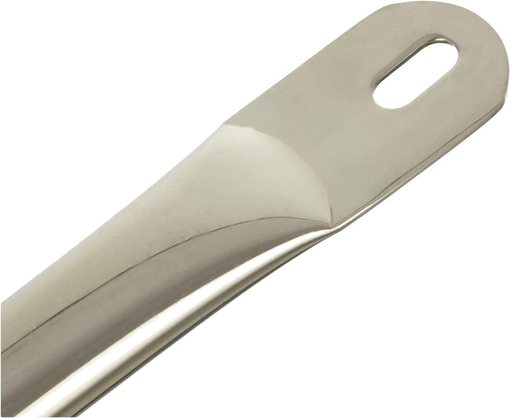 Pentole Agnelli Edelstahl 18/10 Kasserolle niedrig mit Griff 16 cm stahl, 16 cm