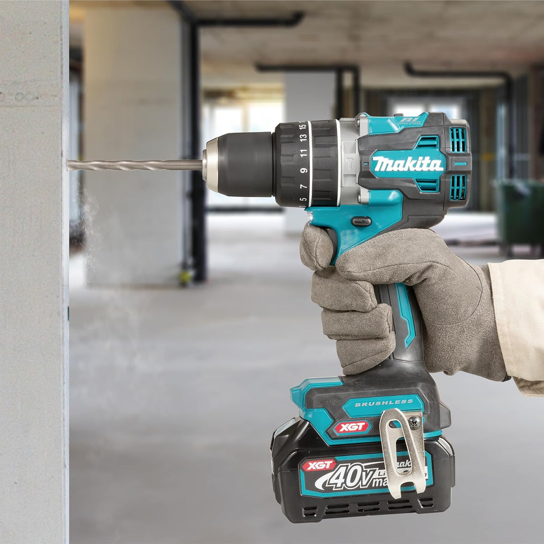 Makita HP002GZ Akku-Schlagbohrschrauber 40V max. (ohne Akku, ohne Ladegerät), Petrol, Akku-Schlagboh