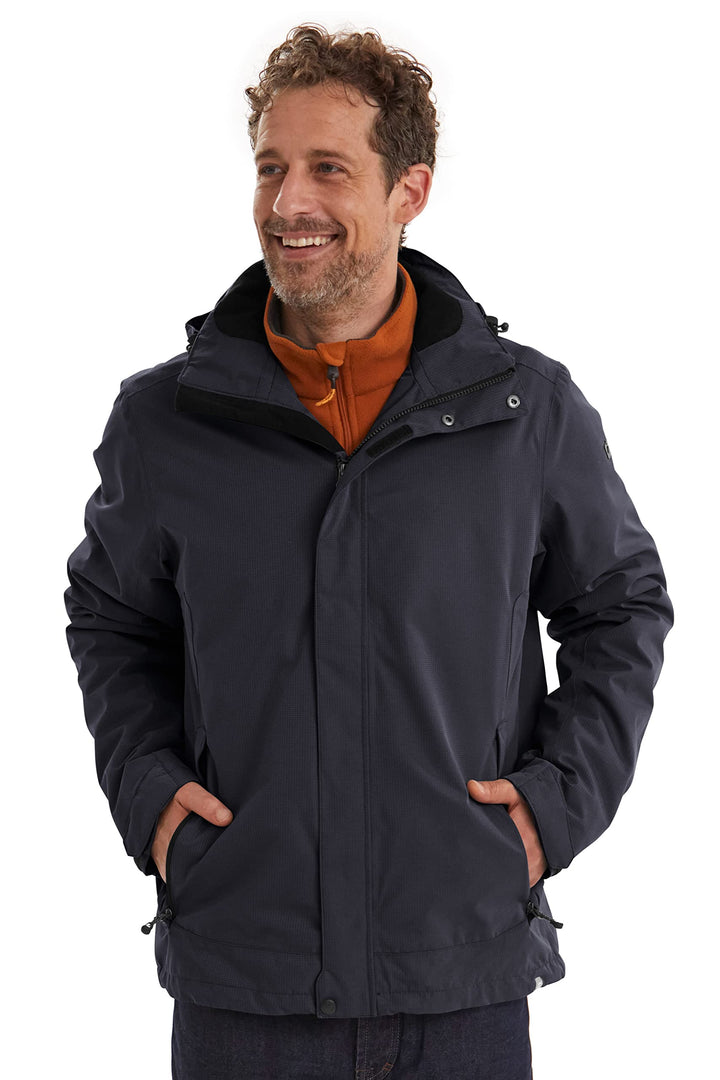 Killtec Herren Xenios Funktionsjacke Mit Abzippbarer Kapuze, Schwarz