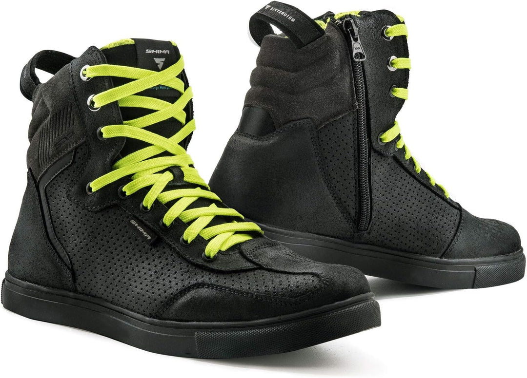 SHIMA Herren Rebel Men Wp Motorradschuhe, Schwarz, 41 EU Schwarz 41 EU Motorradschuhe, Schwarz 41 EU