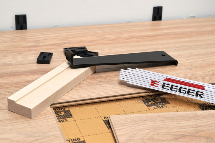 EGGER 1430635 Laminat, Designboden oder Korkboden mit Profil CLIC it Verlegeset für Fussböden: Schla