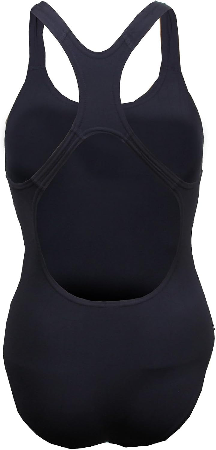 Speedo Mädchen Badeanzug Einteiler Powerflex Flyback Solid Youth Team Farben Badeanzug 7-8 Jahre Nav