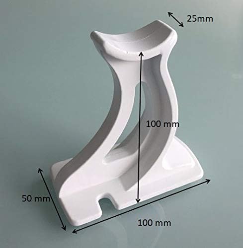 Universal-Stützfüsse für Heizkörper, 100 mm hoch Weiss, Weiss