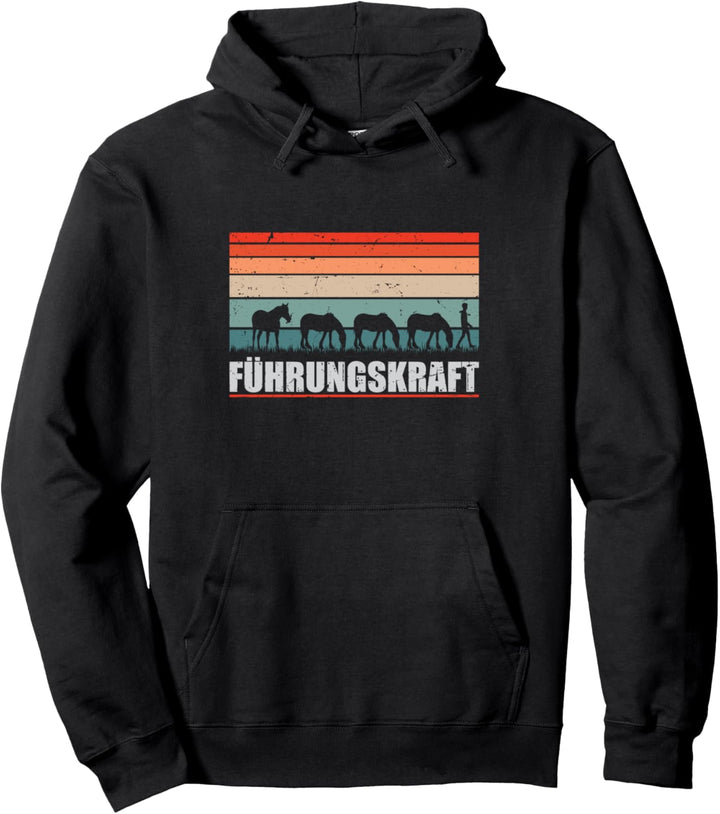 Führungskraft - Western Reiterin Pferd Landwirt Pferde Pullover Hoodie