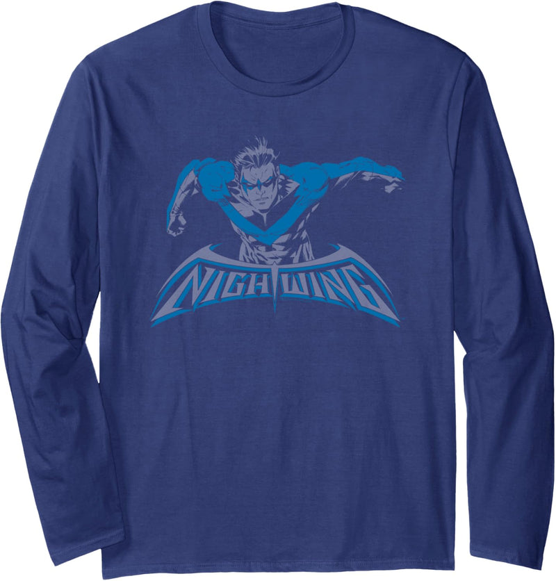 Batman Nightwing Wing of the Night Langarmshirt