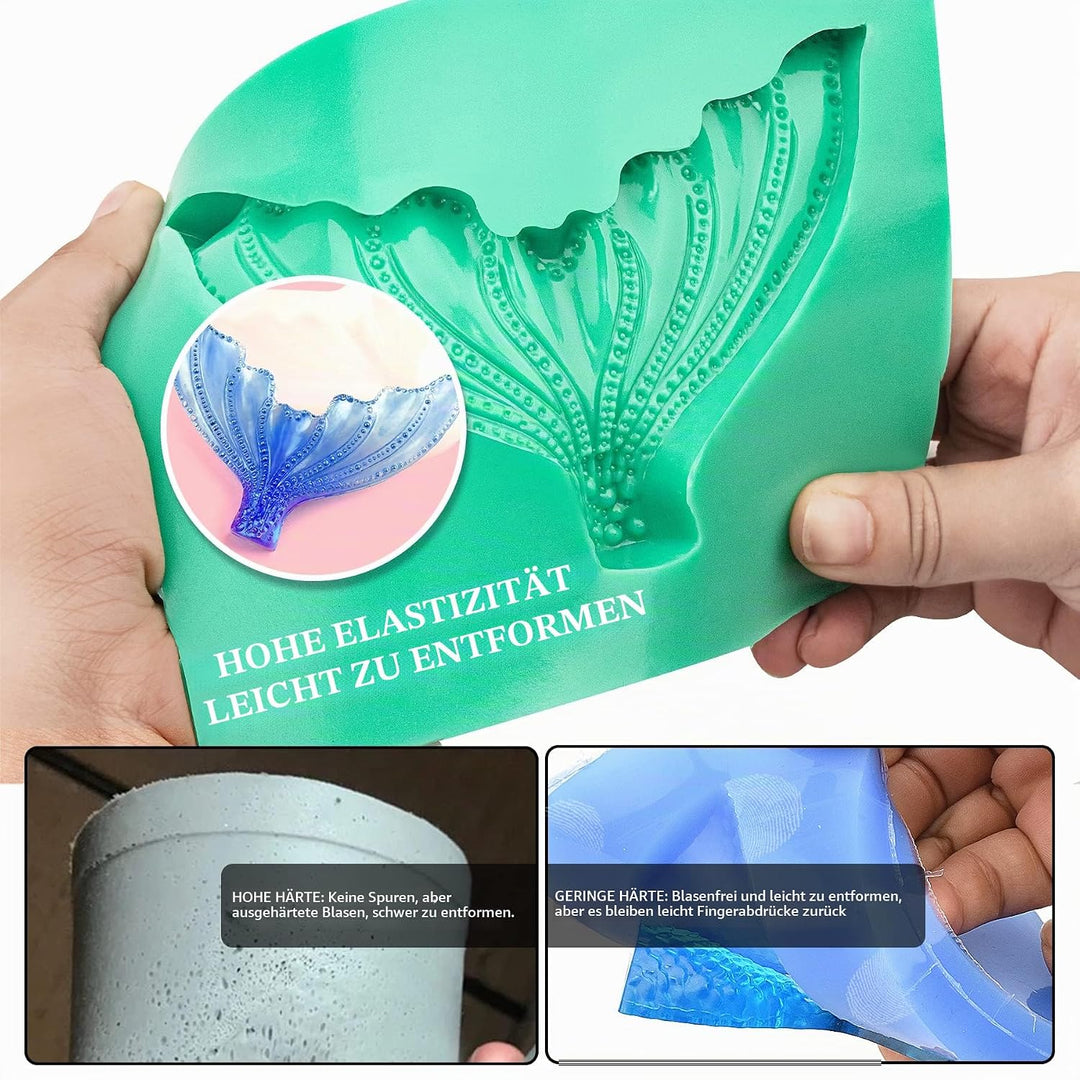 Flüssiges Silikon Kautschuk - 3.8L/4.2kg 15A Silikon Formen Herstellen Kit für Silikonformen Herstel