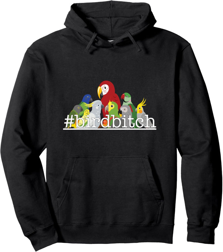 Vogelscheuche Ara, Kakadu, Afrikanischer Grau Pullover Hoodie
