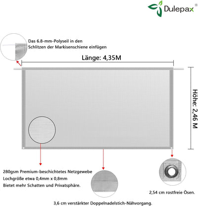 Wohnmobil View Blocker Sonnenschutz, universeller RV Markisen Sichtschutz Vorderwand Bildschirm,mit