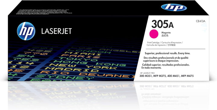 HP 305A (CE413A) Rot Original Toner für HP Laserjet Pro M351, M375nw, M451, M475, magenta