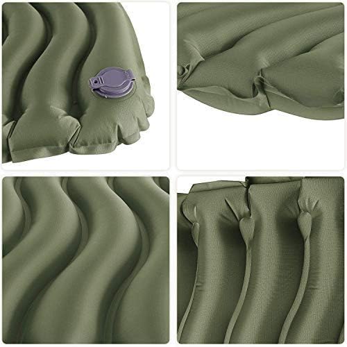 Unigear Camping Isomatte Kleines Packmass, Aufblasbare Luftmatratze Camping, Schlafmatte für Outdoor