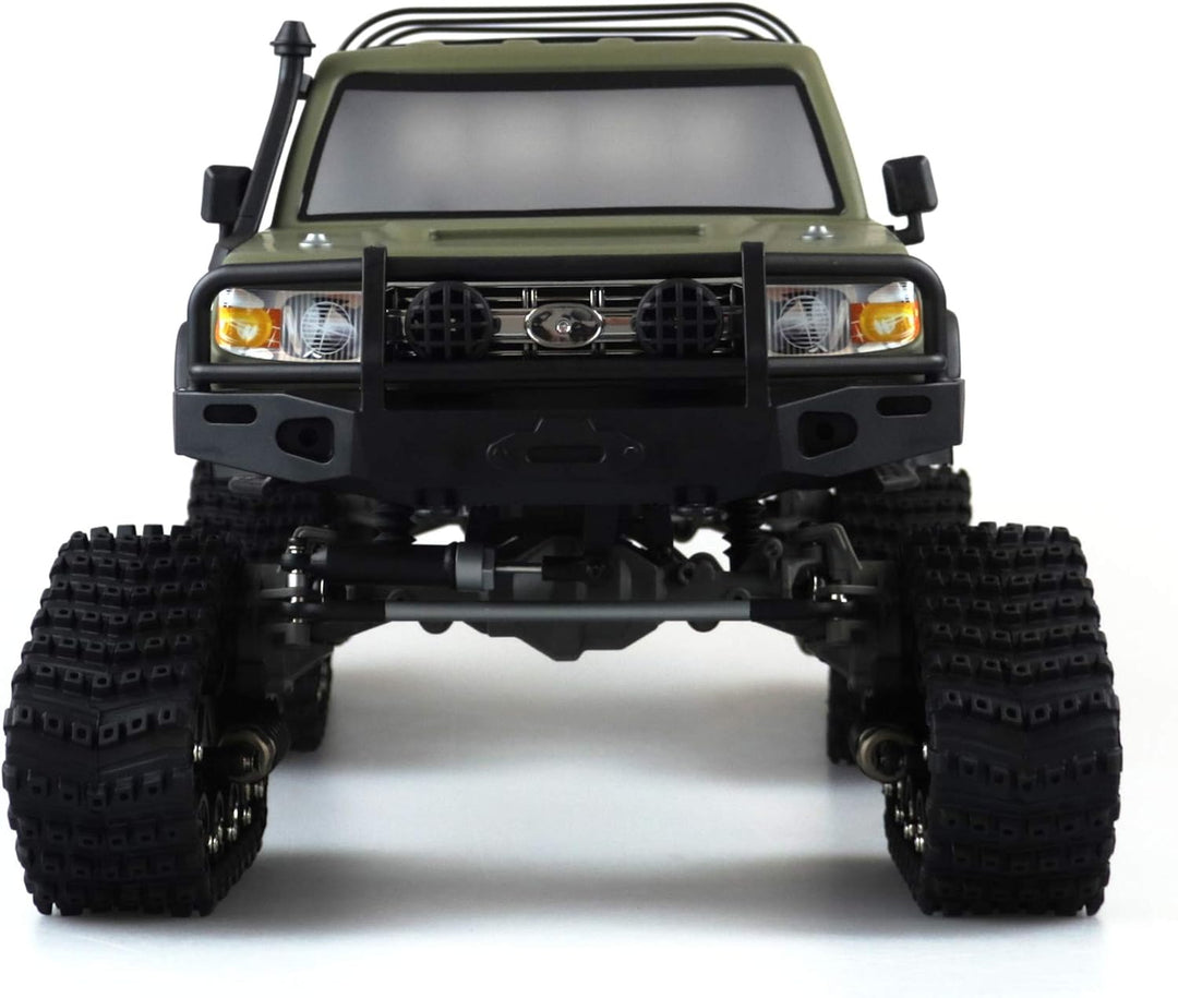 Amewi RC Scale Crawler AMXRock RCX10BTS Pick-Up 1:10, RTR Militär grün