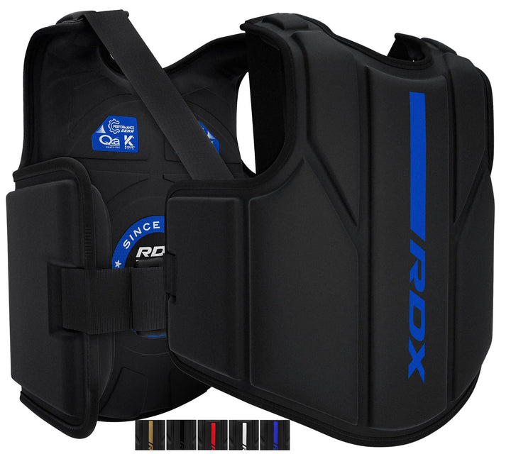 RDX Körperschutz Kampfsport, Maya Hide Leder Bauchschutz perfekt für Kickboxen, MMA Training, Muay T