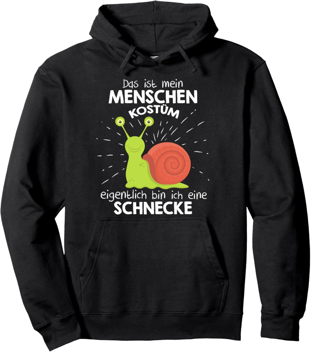 Mein Menschen Kostüm Bin ich ein Schnecke, Halloween Outfit Pullover Hoodie