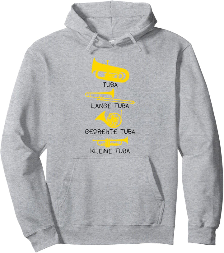 ARTEN VON TUBAS, witziges Tubisten Geschenk, lustiges Tuba Pullover Hoodie