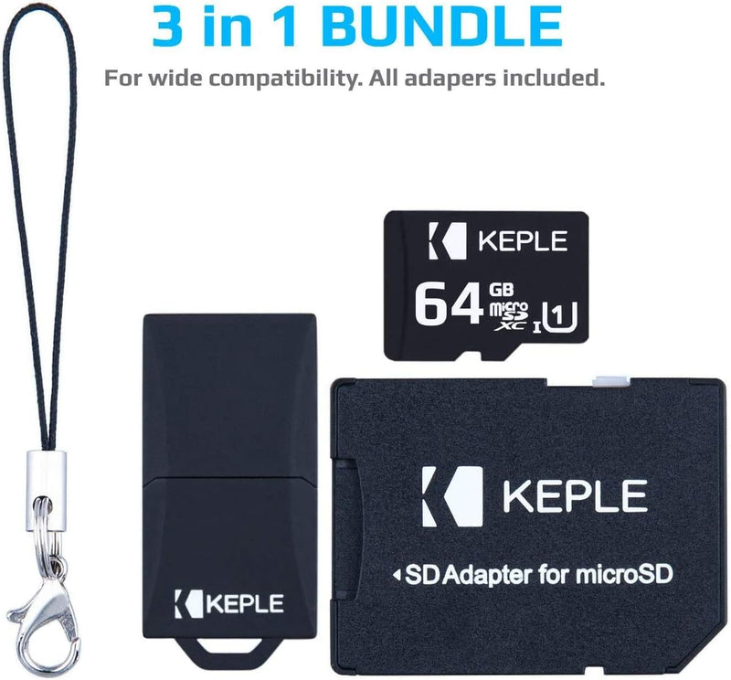 64GB Micro SD Speicherkarte MicroSD Kompatibel mit Samsung Galaxy s9+ S9 S8 S7 S6 S5 S4 S3, J9 J8 J7
