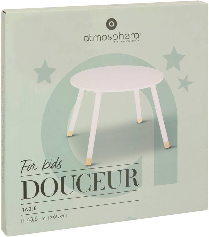 Kindertisch Douceur weiss - Weiss - Atmosphera créateur d'intérieur