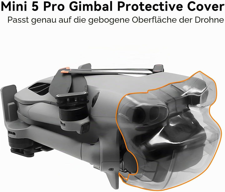 Mini 5 Pro Gimbal Abdeckung – Drohnenzubehör Ersatz Objektivdeckel Kameraschutz Kratzfeste Gimbal Sc