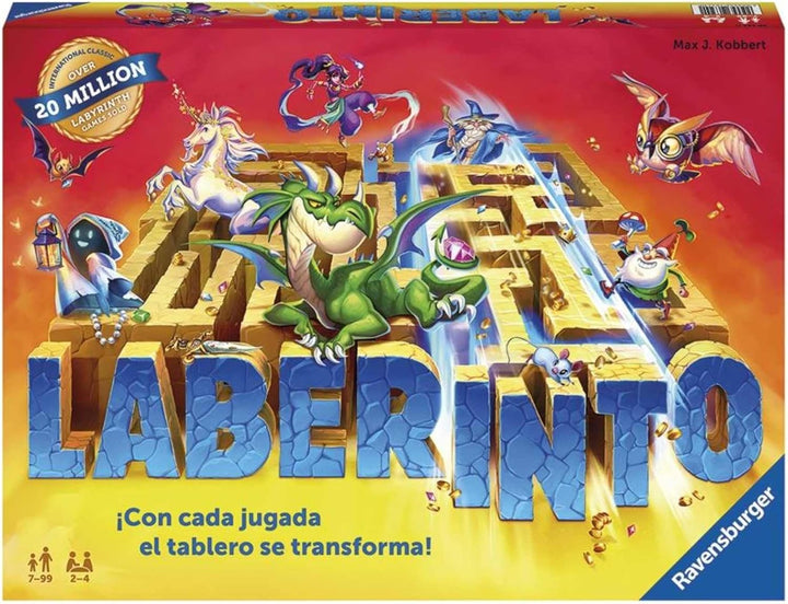 Ravensburger Laberinto Magico Brettspiel, 2-4 Spieler, Empfohlenes Alter 7+ (26324)