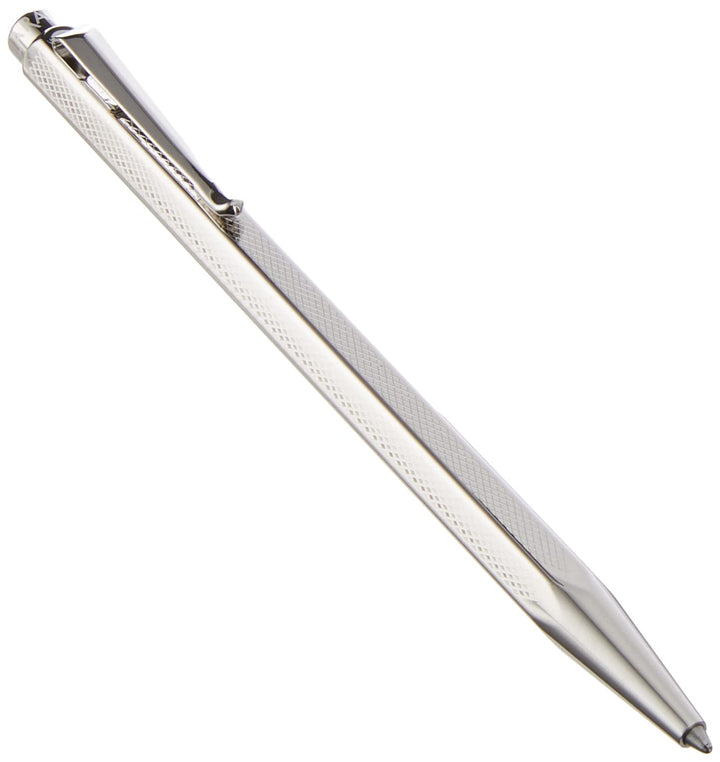Caran d´Ache 0890.487 Ecridor Retro Kugelschreiber Silber, 1 Stück (1er Pack), Kugelschreiber