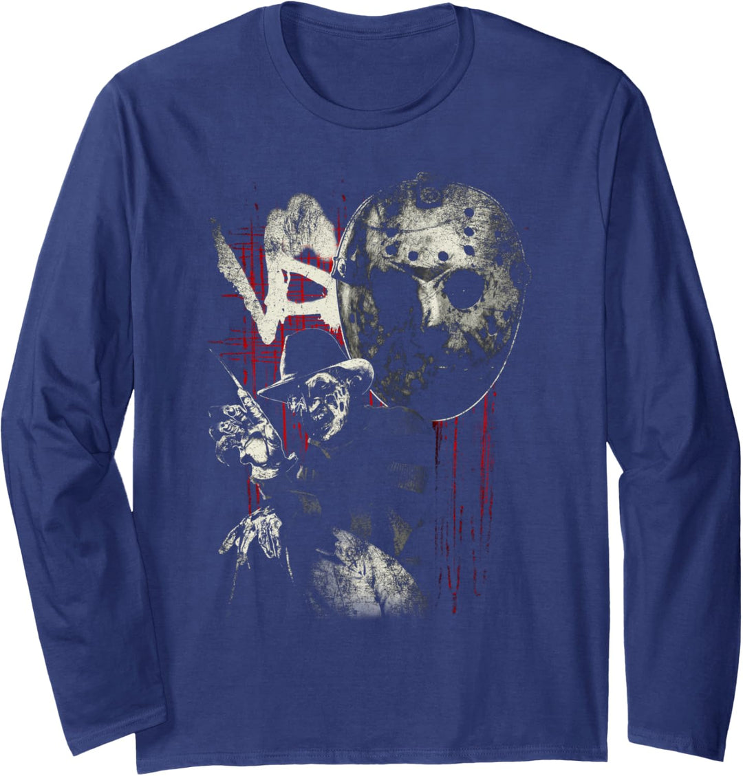 Freddy vs Jason Scratches Langarmshirt
