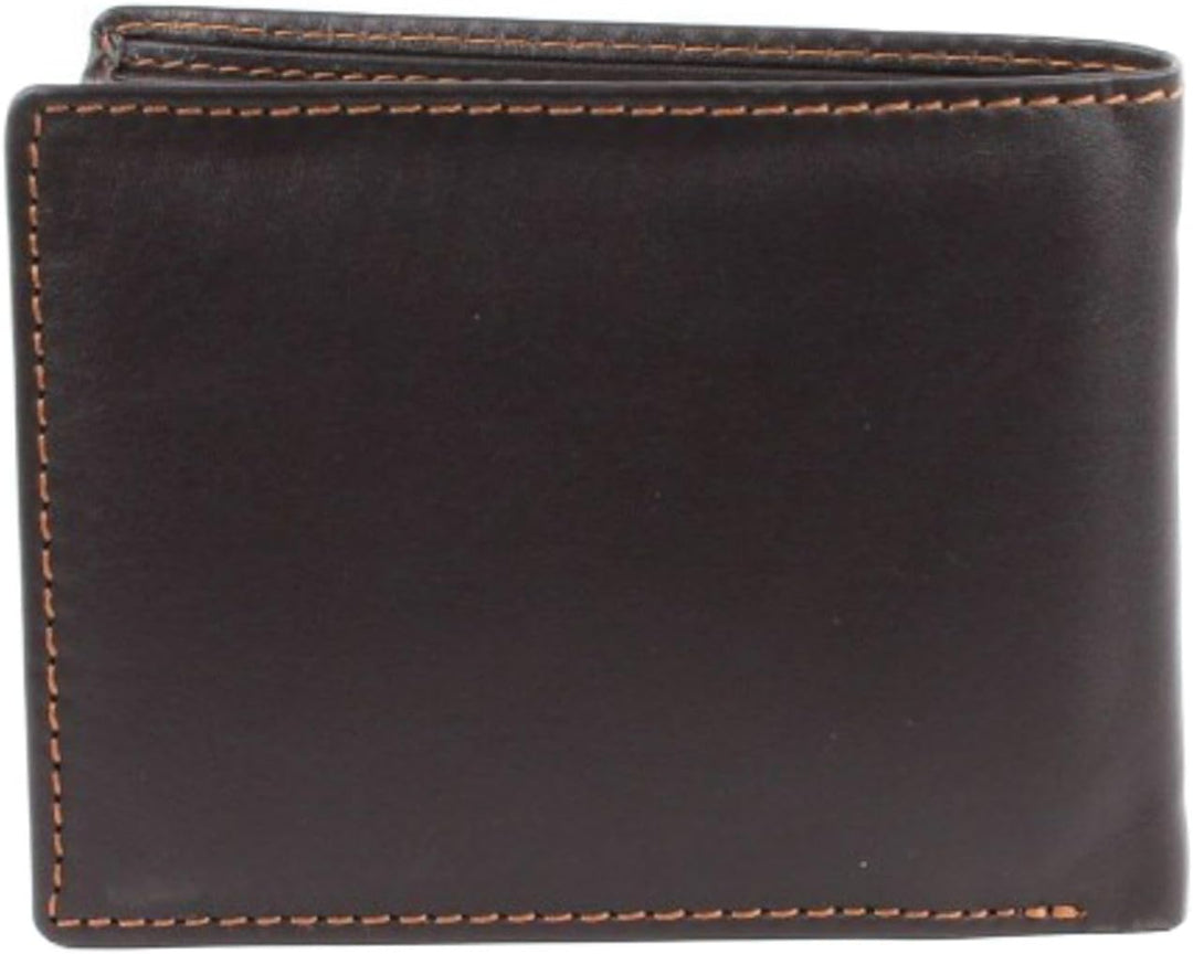 camel active bags California Herren Geldbörse Querformat Leder Mittelgross Braun 12,5 x 2 x 9,5 Beig