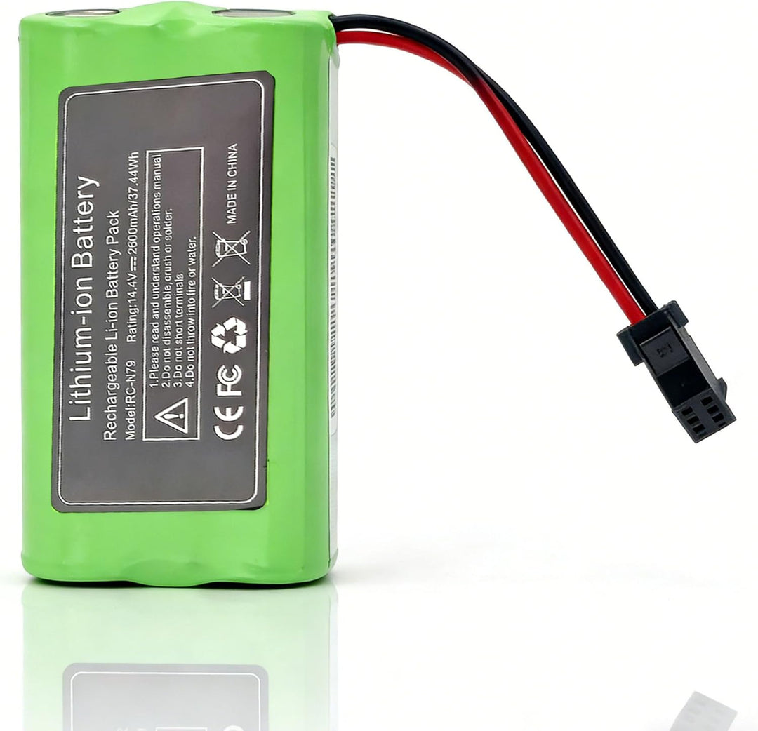 14.4V 2,6Ah Ersatz Akku für Eufy RoboVac G10 G20 G30 G35 G40 Hybrid, für Ecovacs Deebot N79 N79S DN6