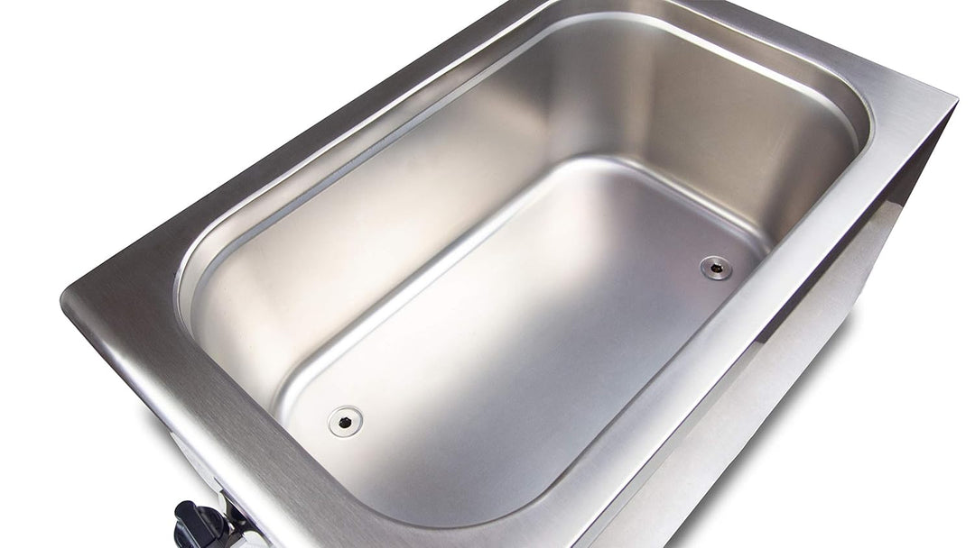 SARO Sous-Vide Garer – 11–22 L – Für 1/1 GN – Umwälzpumpe & Ablasshahn – Digitaldisplay – Temperatur