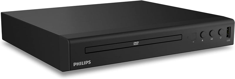 PHILIPS DVD-Player TAEP200/12 - Für nahezu alle Disc-Formate - USB Media Link - Schwarz