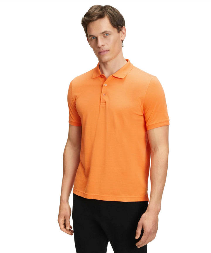FALKE Herren Basic Polo Shirt Piqué Polohemd weich hautfreundlich atmungsaktive Baumwolle 1 Stück M
