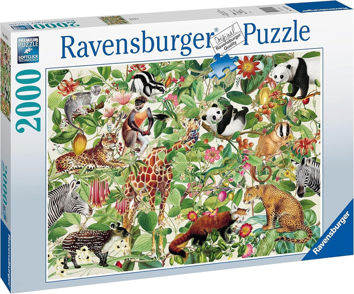 RAVENSBURGER 135920 16824 Dschungel, Mehrfarbig Dschungel 2000 Teile Puzzle, Dschungel 2000 Teile Pu