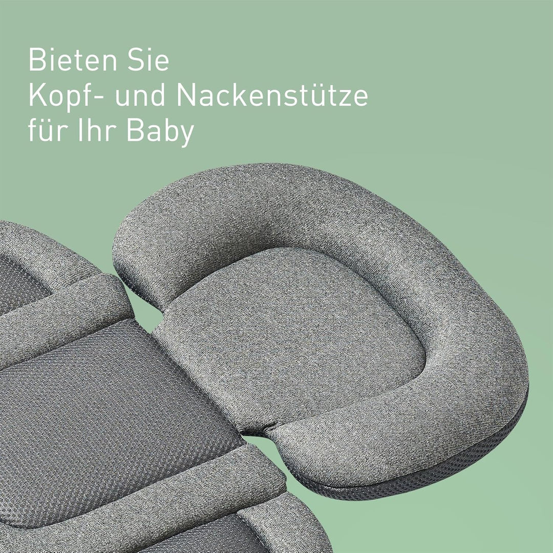 Innokids Säuglings Autositz Einsatz, Neugeborener Kopf-Stützkissen und Körper-Stützkissen für Babys