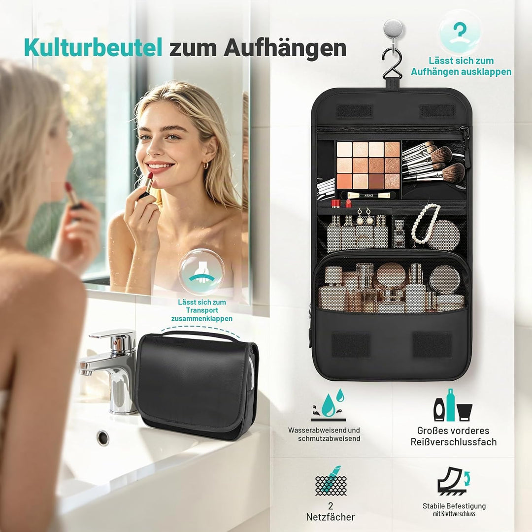 Koffer Organizer mit Kompression, 8 Stück Packing Cubes für Koffer und Rucksack – wasserabweisende P
