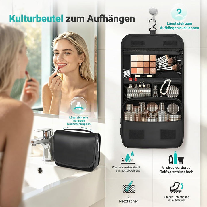 Koffer Organizer mit Kompression, 8 Stück Packing Cubes für Koffer und Rucksack – wasserabweisende P