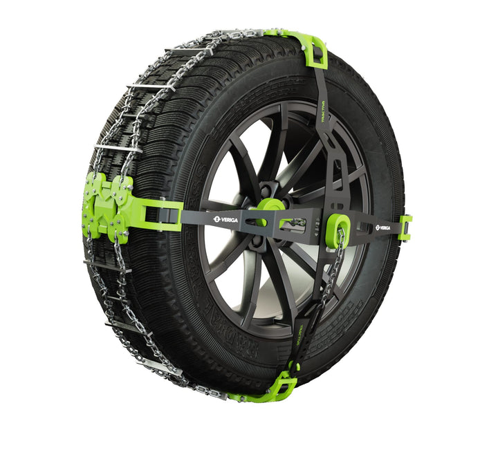 Veriga T-S30 TRACTIVA SPORT Laufflächen Schneeketten Satz (1 Paar= 2 Stück) automatische Spannung &