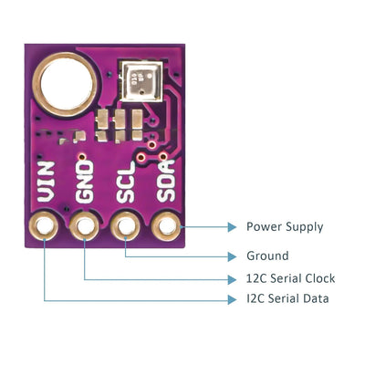 Diymore 2 Stücke GY-BME280 High Precision Digital Sensor barometrischer Druck Temperatur Luftfeuchti