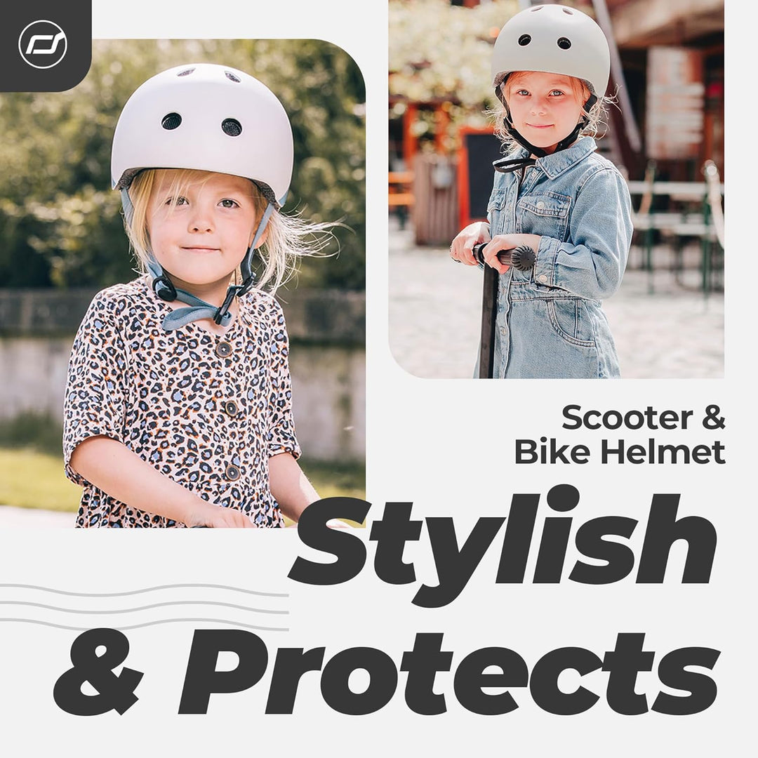 Scoot & Ride, S - M Size Kids Helmet ash, ash