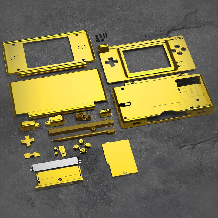 eXtremeRate Full Gehäuse Case für Nintendo DS Lite NDSL, DIY-Ersatz Voll Hülle&Knöpfen&Screen Protec