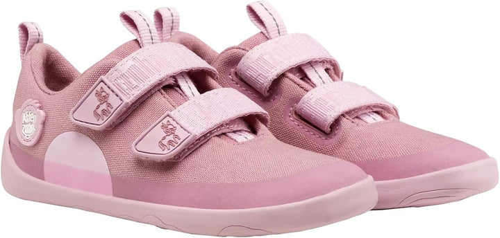 Affenzahn Halbschuh Baumwolle Lucky | Vegan, flexibel und rutschfest mit Klettverschluss, ideal für
