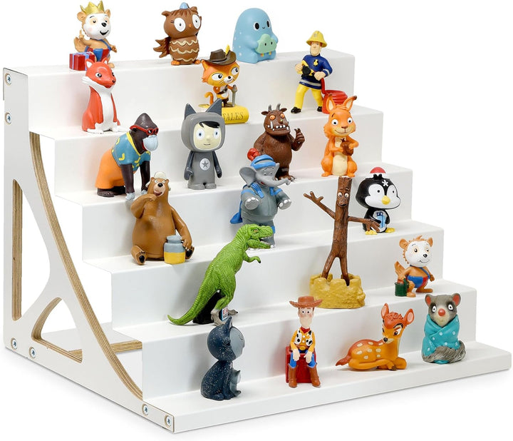 stadtecken® Magnetisches Regal für Musikbox-Figuren – Passend für Kallax und mehr | Optional mit Pla