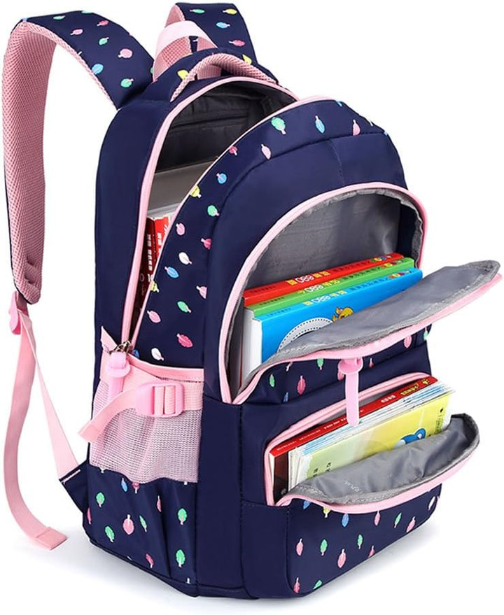 IvyH Rucksack Mädchen Schulrucksack Grosse schulranzen für Mädchen Wasserdicht Kinderrucksack für mä