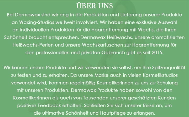Dermawax 300 g Natural Honig Wachs Heisswachs Mikrowellenwachs zum Epilieren in der Mikrowelle erwär
