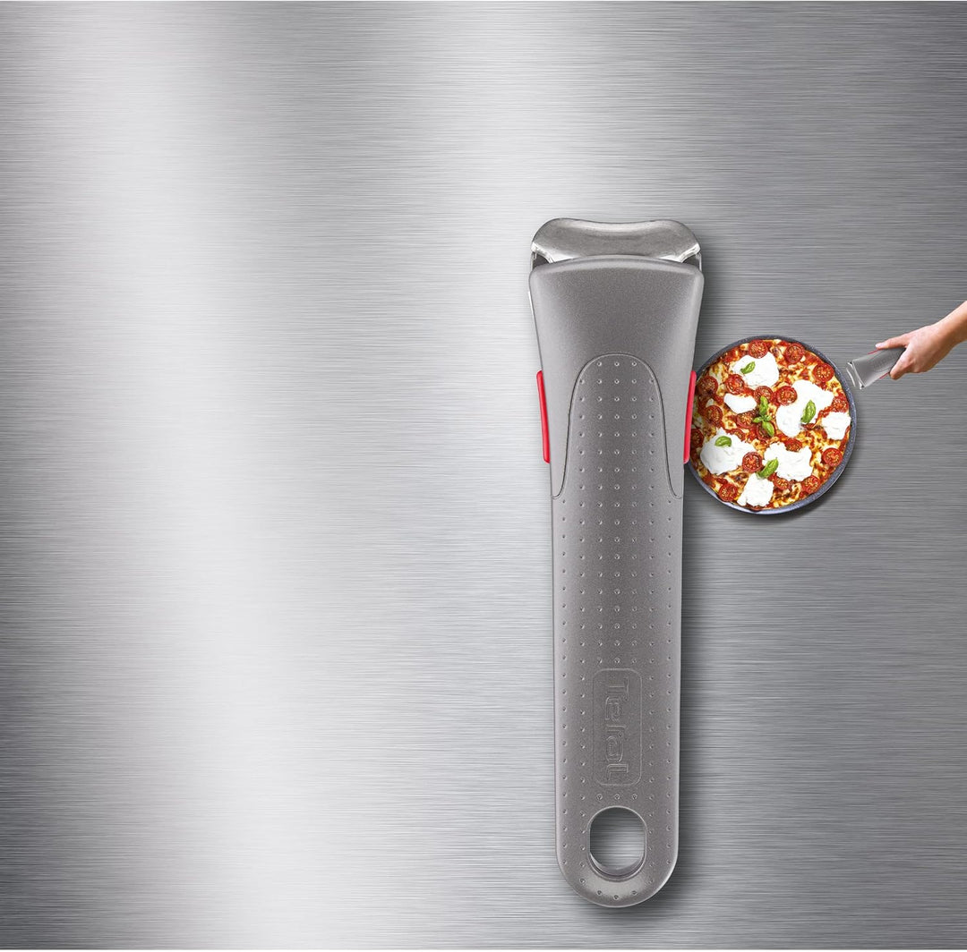 Tefal Ingenio L9863702 Abnehmbarer Griff, grau, stapelbar, 3-Punkt-Sicherheitsverriegelung, belastba