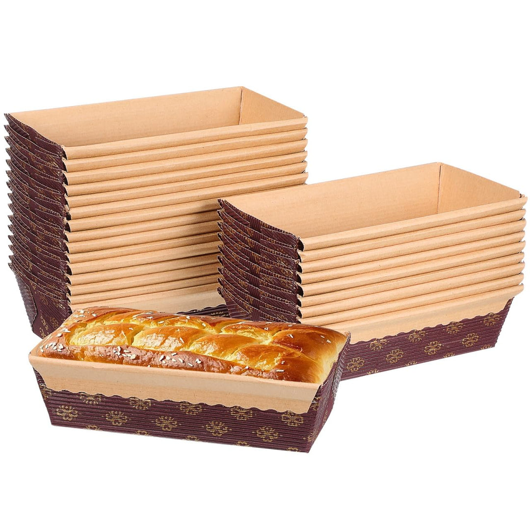 Gatuida Kastenform Kuchen Papier: 25 Stück Backform Kastenform 15 cm Toastbrot Brotbackform für Kuch