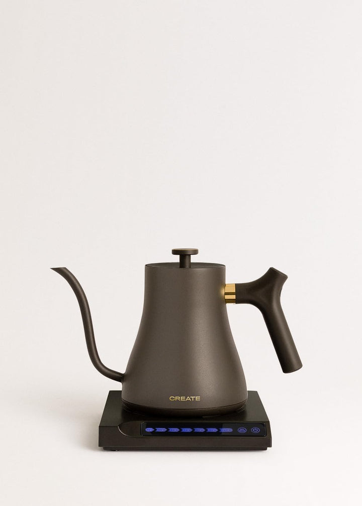 CREATE/HATTORI SWAN/Elektrischer Wasserkocher 0,5L Schwarz/Warmhalten, Sicherheitssystem, Thermostat