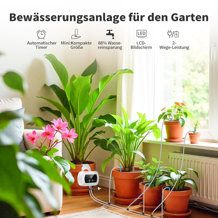 Automatische Bewässerung Pflanzen Bewässerungssystem Tropfbewässerung Indoor Garten Bewässerung Zimm